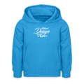 ROAAR! – Monstertruck Dino Kids Hoodie ⭐ - sea blue