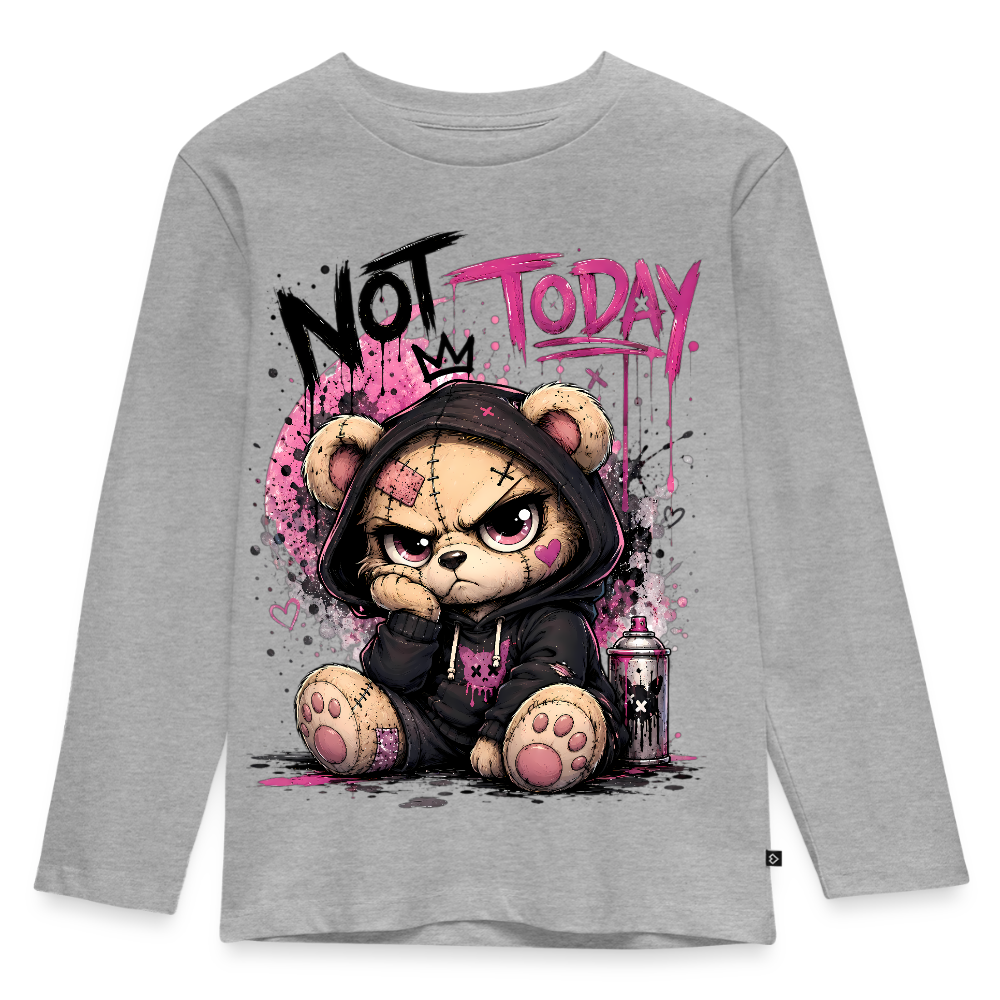 Kids Premium Langarmshirt - heather grey