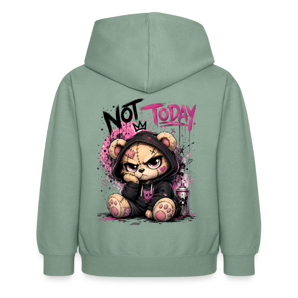 Premium Kinder Hoodie - steel green