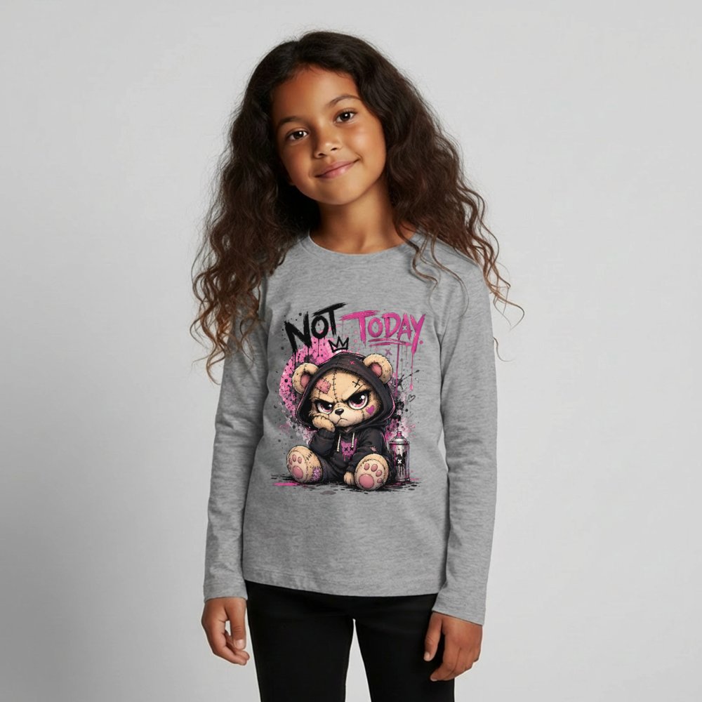 Kids Premium Langarmshirt - heather grey