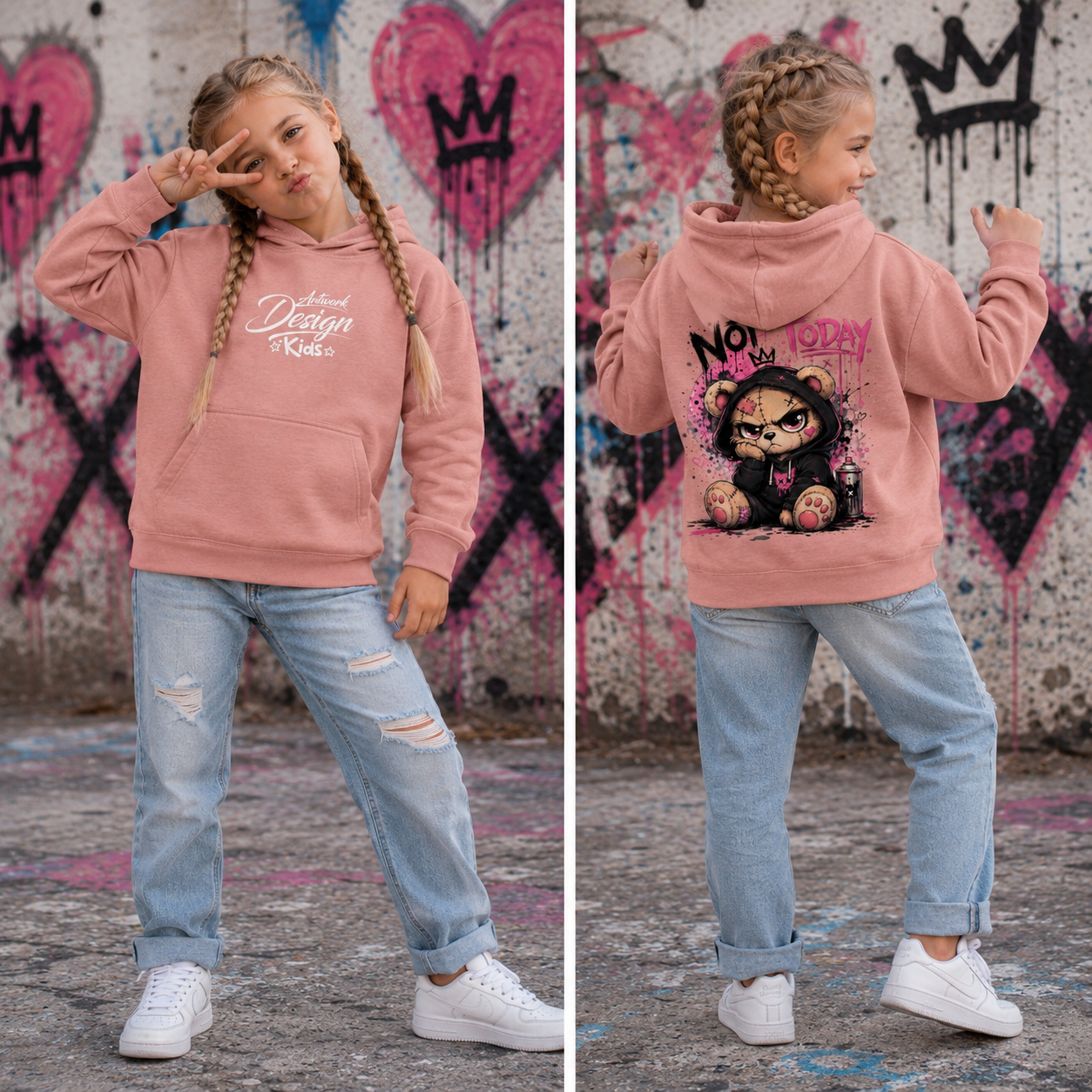 Premium Kinder Hoodie