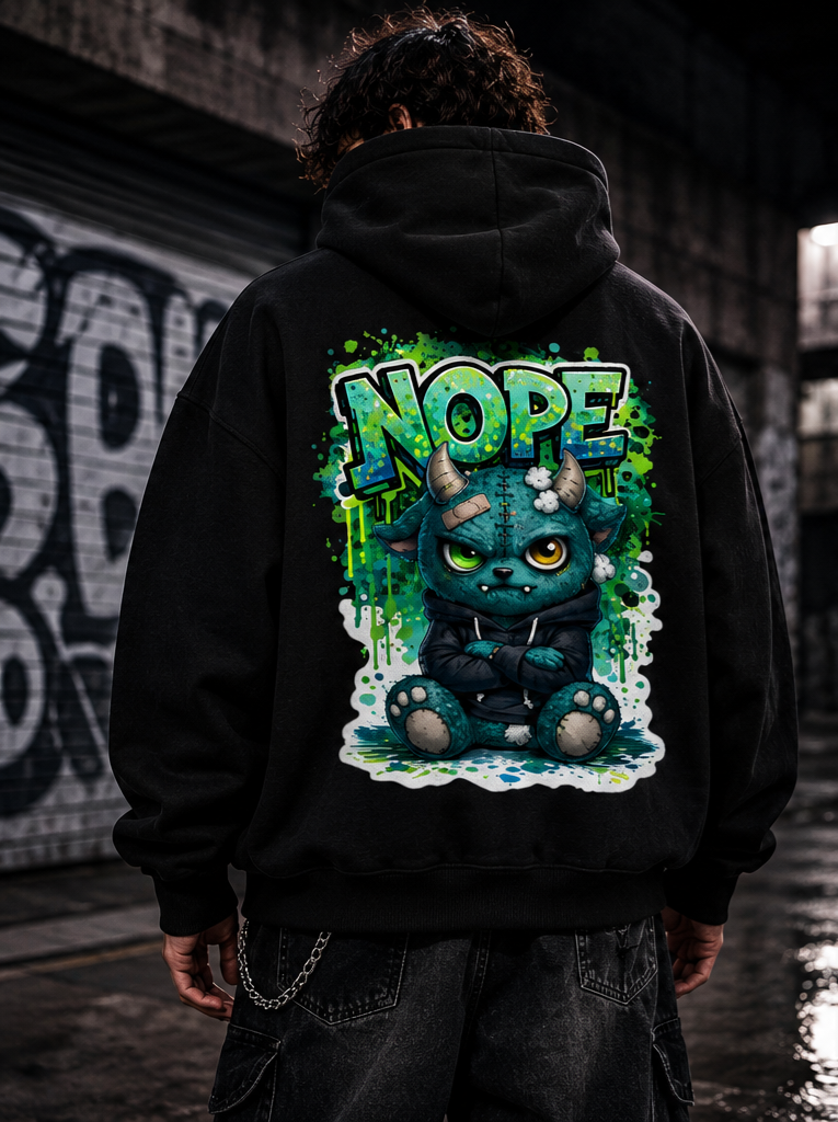 VACANCY Oversized Zipper Hoodie "Imp"