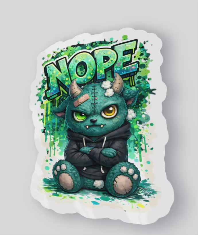 Imp – ArtworkDesign Plush Sticker (Premium Vinyl)
